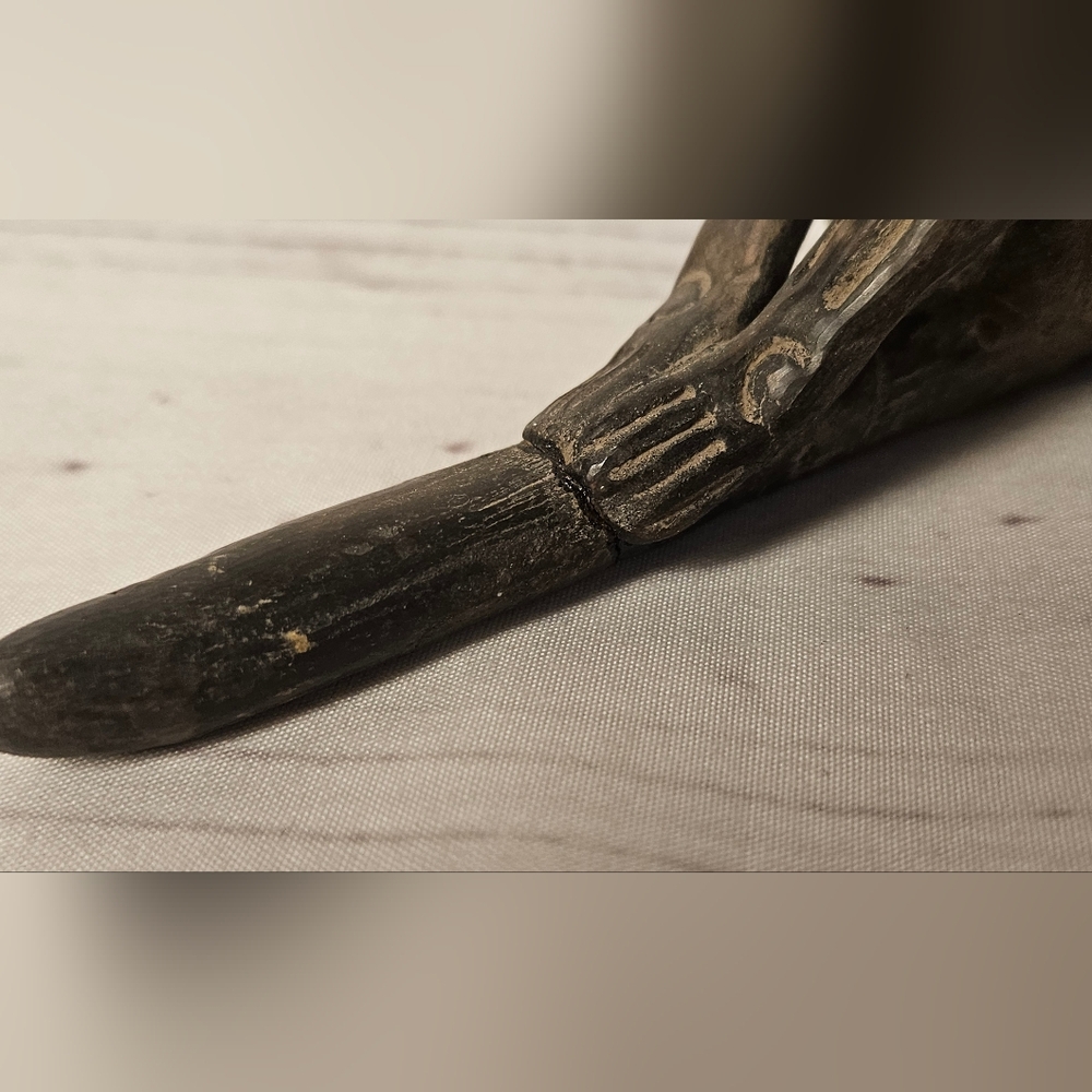 VTG Collectible Mayans Aztec Ceremonial Pipe Pre Columbian Style Smoking Pipe - Picture 8 of 15